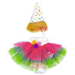 Ropa para Muñecas Nines d'Onil 23 cm - Little Mia - Conjunto Feliz Cumpleaños