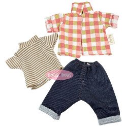 Ropa para Muñecas Nines d'Onil 30 cm - Pippo - Conjunto cuadros