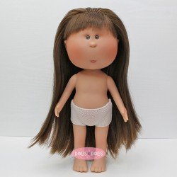 Muñeca Nines d'Onil 30 cm - Mia morena con flequillo - Sin ropa