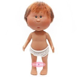 Muñeco Nines d'Onil 23 cm - Little Mio con pelo liso pelirrojo - Sin ropa