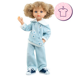 Ropa para muñecas Paola Reina 32 cm - Las Amigas Articuladas - Carla - Sudadera con estampado de osos polares