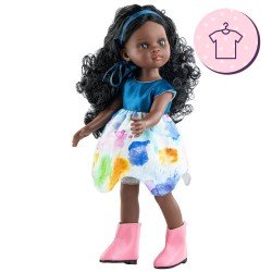 Ropa para muñecas Paola Reina 32 cm - Las Amigas - Marga - Vestido "color splash"
