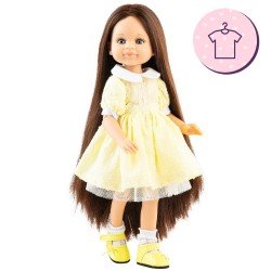 Ropa para muñecas Paola Reina 32 cm - Las Amigas Articuladas - Gema - Vestido amarillo