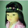 Elastic flower necklace