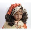 D'Nenes doll 72 cm - Nany with orange dress