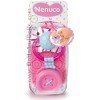 Nenuco Pacifiers - With pink button