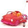 Mini red car with radio control