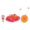 Mini red car with radio control