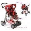 Combi de silla y capazo Chic Joyrider rojo círculos 74 cm