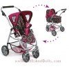 Combi silla y capazo Chic Emotion 2 en 1 Círculos Fucsia 77 cm