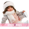 Antonio Juan doll 42 cm - Beni lagrimitas with pinafore