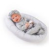 Antonio Juan doll 42 cm - Newborn Carla with cradle-nest