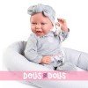 Antonio Juan doll 42 cm - Newborn Carla with cradle-nest