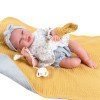 Antonio Juan doll 42 cm - Newborn Carla with blanket and earrings