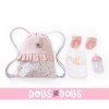 Antonio Juan doll 42 cm - Newborn Mia Pee with a backpack for you