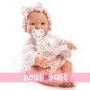 Antonio Juan doll 42 cm - Newborn Mia Pee with a backpack for you