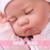Antonio Juan doll 42 cm - Sleeping Luna newborn with cushion and unicorn shoes