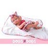 Antonio Juan doll 42 cm - Nica summer newborn with towel