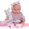 Antonio Juan doll 34 cm - Tufi with balls and bib