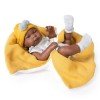 Antonio Juan doll 42 cm - African-American Newborn couple with blanket