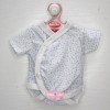 Outfit for Antonio Juan doll 40 - 42 cm - Sweet Reborn Collection - Blue floral bodysuit with diaper