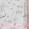 Outfit for Antonio Juan doll 52 cm - Mi Primer Reborn Collection - Bunny pajamas with hat and blanket