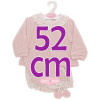 Outfit for Antonio Juan doll 52 cm - Mi Primer Reborn Collection - Pink hearts outfit with a hat