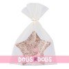 Complements for Asi doll - Así Dreams - Martina Collection - Doudou star pacifier holder 36-46 cm