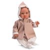 Así doll 46 cm - Leo with pink raincoat set