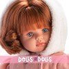 Así doll 57 cm - Pepa with salmon hooded coat