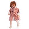 Así doll 57 cm - Pepa with salmon hooded coat