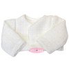 Complements for Así doll 36 cm - White knitted jacket for Koke doll