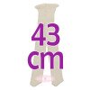 Complements for Así doll 43 cm - Beige tights