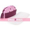 Bag for doll pram - Bayer Chic 2000 - Raspberry-pink stars
