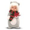 Anne Geddes doll 23 cm - Crhistmas - Baby Polar Bear