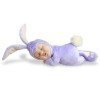 Anne Geddes doll 23 cm - Purple Rabbit