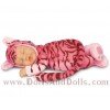 Anne Geddes doll 23 cm - Pink tiger