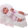Antonio Juan doll 34 cm - Toneta with pink pillow