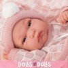 Antonio Juan doll 33 cm - Baby Tonet girl with pink blanket