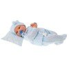 Antonio Juan doll 42 cm - Beni with blue cushion