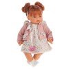 Antonio Juan doll 42 cm -  Beni two pigtails with pink jacket