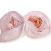 Antonio Juan doll 29 cm - Luni with pink blanket
