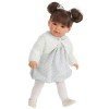Antonio Juan doll - Lula brunette with pigtails and blue dress 
