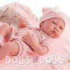 Antonio Juan doll 42 cm - Newborn girl with fabric baby changer