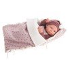 Antonio Juan doll 42 cm - Newborn girl Olivia with sleeping bag