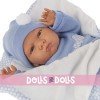 Antonio Juan doll 52 cm - Bertín with blue blanket