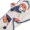 Antonio Juan doll 40 cm - Carlo with quilted blanket