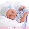 Antonio Juan doll - Newborn Nico boy blanket