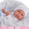 Antonio Juan doll 42 cm - Newborn boy Pipo blanket
