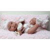 Newborn Pipa pillow girl with pacifier